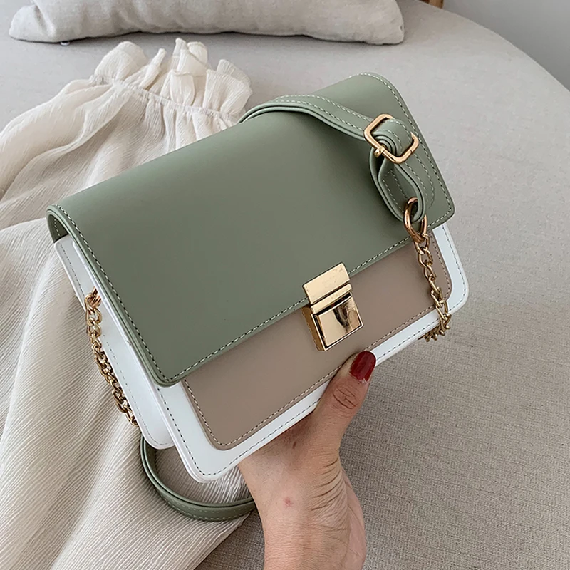 Contrast color Leather Crossbody Bags For Women 2019 Travel Handbag Fashion Simple Shoulder Messenger Bag Ladies Cross Body Bag
Contrast color Leather Crossbody Bags For Women 2019 Travel Handbag Fashion Simple Shoulder Messenger Bag Ladies Cross Body Bag