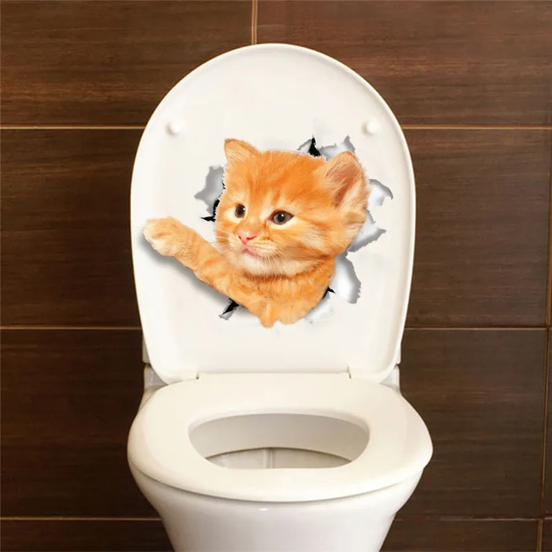 3D Effect Cats Dogs Wall Sticker Toilet Door Refrigerator Computer Bathroom Decor Wall Decor Animal Wall Decals Art Poster Mural
3D Effect Cats Dogs Wall Sticker Toilet Door Refrigerator Computer Bathroom Decor Wall Decor Animal Wall Decals Art Poster Mural