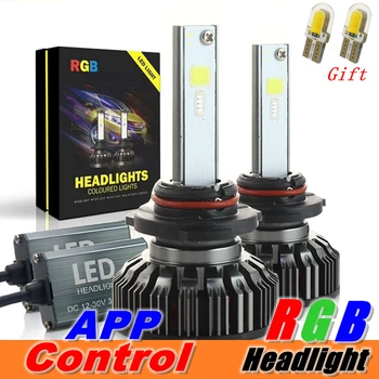 RGB Car LED Headlight Bulb APP Bluetooth Control H7 H4 H11 H1 9005 9006 9012 Multicolors Bluetooth Phone Sound Light Control 12V
RGB Car LED Headlight Bulb APP Bluetooth Control H7 H4 H11 H1 9005 9006 9012 Multicolors Bluetooth Phone Sound Light Control 12V