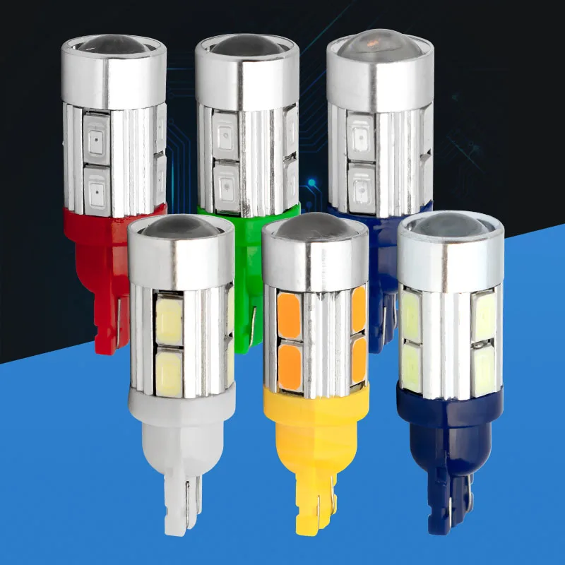 4PCS W5W 10 LED 5630 5730 SMD with Projector Lens Car Clearance Lights T10 194 168 AUTO Wedge Tail Side Light reading dome lamps
4PCS W5W 10 LED 5630 5730 SMD with Projector Lens Car Clearance Lights T10 194 168 AUTO Wedge Tail Side Light reading dome lamps
