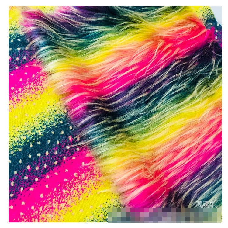 Colored raccoon fur fabric artificial plush jacquard hair for autumn and winter clothing fur collar
Colored raccoon fur fabric artificial plush jacquard hair for autumn and winter clothing fur collar