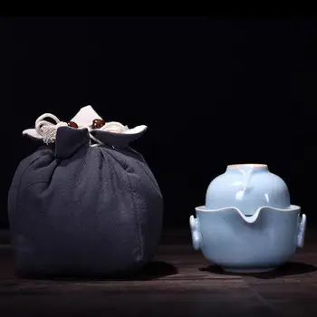 Traditional Drinkware Coffee Tea Sets Ceramic Teapot Kettle Teacup Porcelain Portable Chinese Kung Fu Travel Tea Set With Bag
Traditional Drinkware Coffee Tea Sets Ceramic Teapot Kettle Teacup Porcelain Portable Chinese Kung Fu Travel Tea Set With Bag