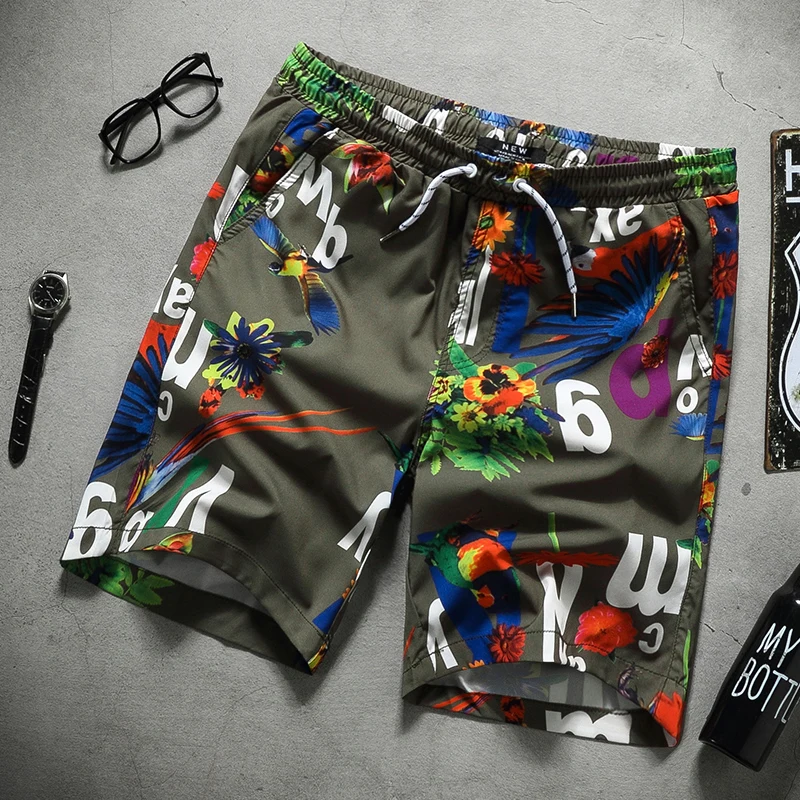 Swimming Men's Beach Shorts Summer Printing Men's Shorts Quick Dry Elastic Waist Men's Beach Shorts
Swimming Men's Beach Shorts Summer Printing Men's Shorts Quick Dry Elastic Waist Men's Beach Shorts