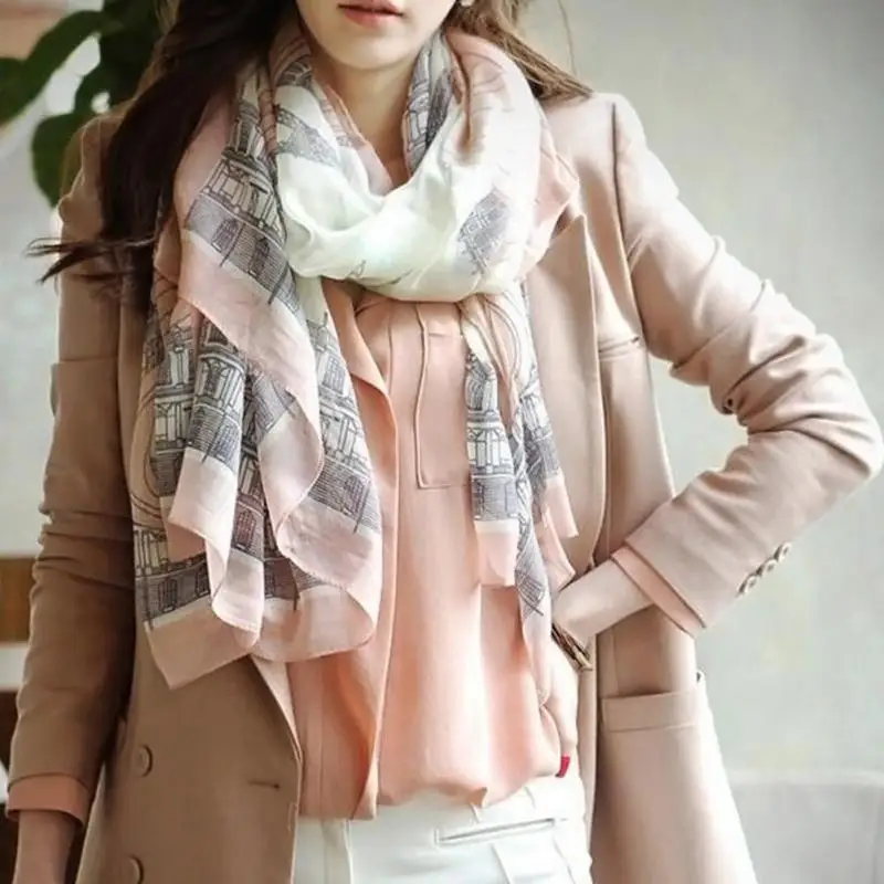 New Autumn Winter Spring Women Stylish Bohemian Beach Voile Soft Long Scarf Women Eiffel Tower Printed Wrap Shawl Stole Scarves
New Autumn Winter Spring Women Stylish Bohemian Beach Voile Soft Long Scarf Women Eiffel Tower Printed Wrap Shawl Stole Scarves
