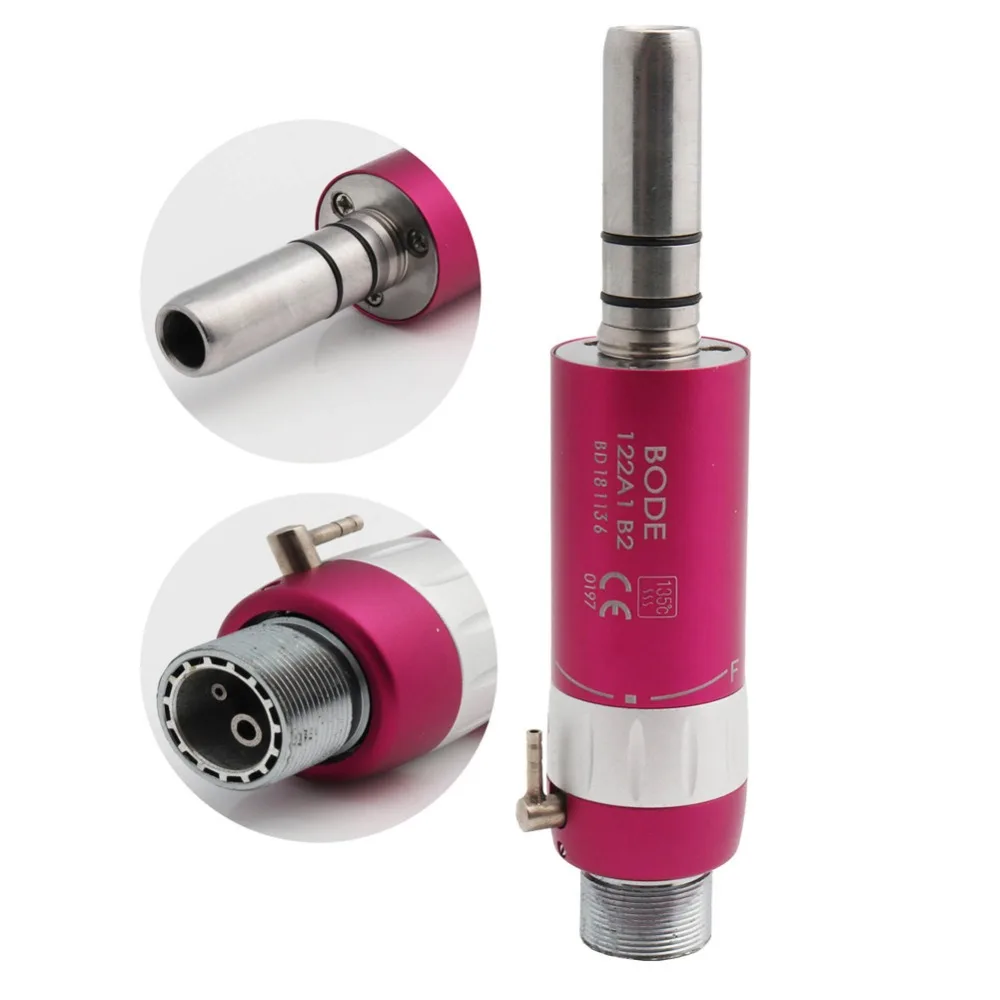 Dental Low Speed Handpiece Air Turbine Air Motor Borden 2Holes Dental Handpiece BODE 122A1-B2 Pink
Dental Low Speed Handpiece Air Turbine Air Motor Borden 2Holes Dental Handpiece BODE 122A1-B2 Pink