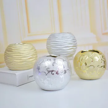 Mordern ceramic silver golden flower vase for home wedding party Christmas shop mariage centre de table decoration gold Small
Mordern ceramic silver golden flower vase for home wedding party Christmas shop mariage centre de table decoration gold Small