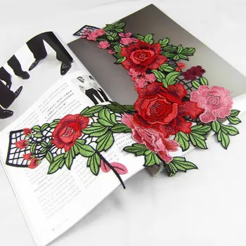 DIY Lotus embroidery floral leaf patch for The collar and sleeves Shirt Bag clothing accessories Hand sewing
DIY Lotus embroidery floral leaf patch for The collar and sleeves Shirt Bag clothing accessories Hand sewing