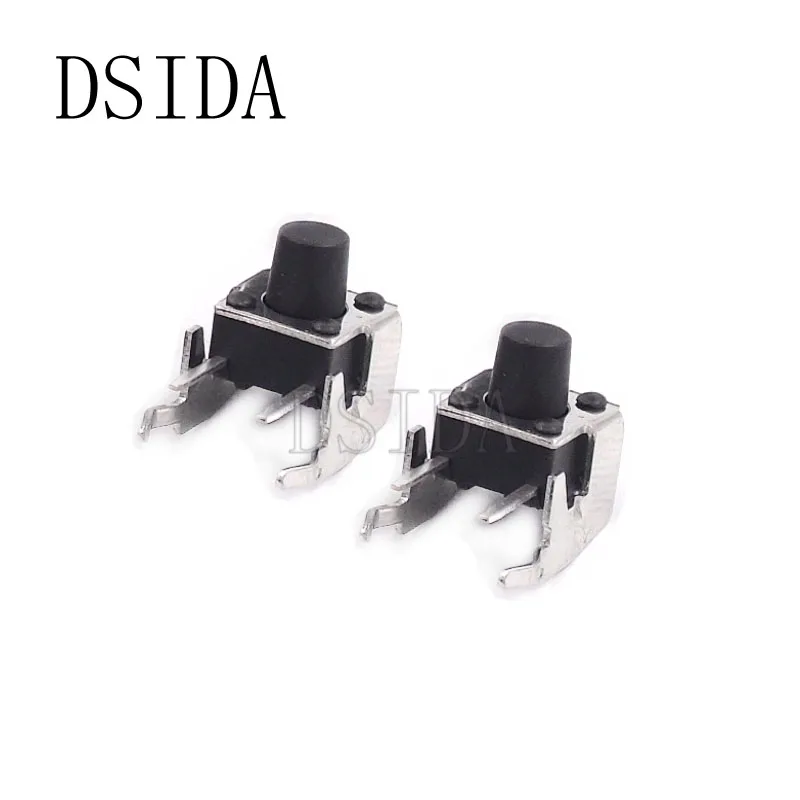 20Pcs Momentary Tactile Tact Push Button Switch 6*6*6mm Right Angle With stent 6x6x6mm Tact switch ON/OFF For PCB
20Pcs Momentary Tactile Tact Push Button Switch 6*6*6mm Right Angle With stent 6x6x6mm Tact switch ON/OFF For PCB