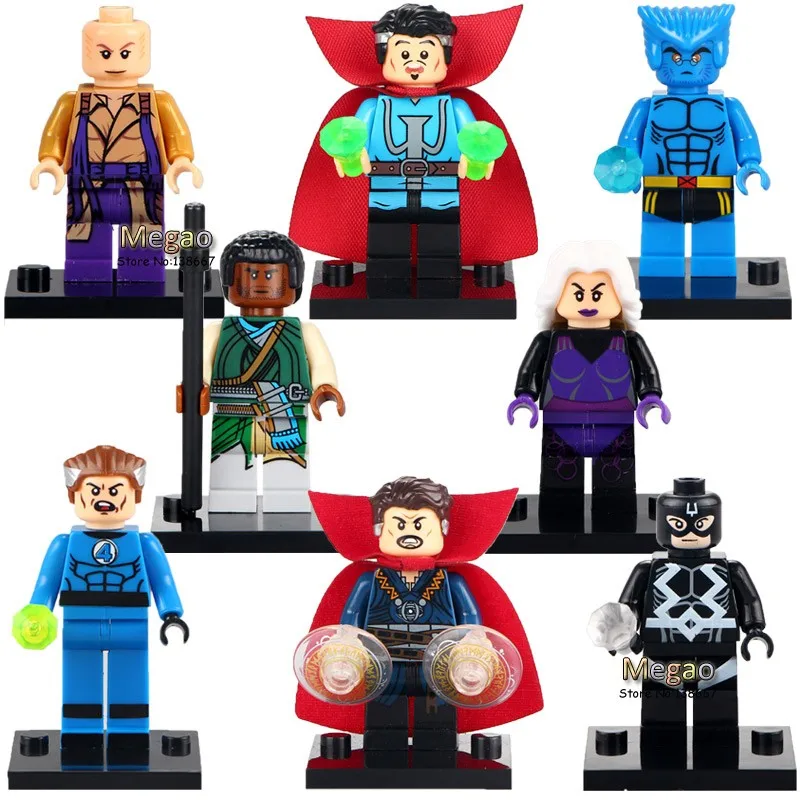 X0128 Super Heroes Doctor Strange Mr. Fantastic Baron Mordo Clea Ancient One Beast Black Bolt Bricks Education Toys
X0128 Super Heroes Doctor Strange Mr. Fantastic Baron Mordo Clea Ancient One Beast Black Bolt Bricks Education Toys
