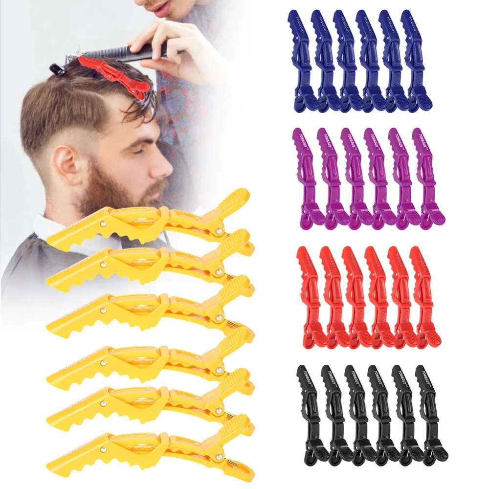 6pcs/set salon single prong hair clip crocodile hairpin anti-slip Braiding Hair Pins claw hairdressing clamps Plastic Barrettes
6pcs/set salon single prong hair clip crocodile hairpin anti-slip Braiding Hair Pins claw hairdressing clamps Plastic Barrettes