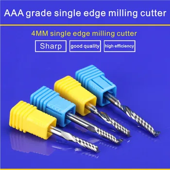 4*4*12MM AAA level Single flute edge end mill 12mm CNC milling Bits cutter End Mill for PVC/MDF/acrylic/Aluminum Spiral cutter
4*4*12MM AAA level Single flute edge end mill 12mm CNC milling Bits cutter End Mill for PVC/MDF/acrylic/Aluminum Spiral cutter