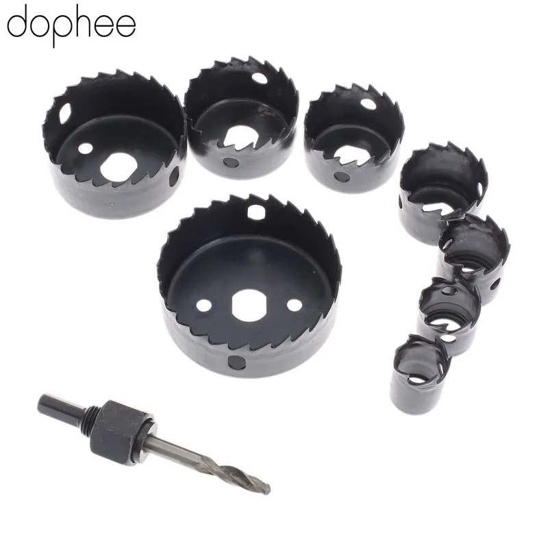 dophee 8pcs DIY Hole Saw Tool Drill Bit Metal Cutter Set Kit 19-64mm Wood Sheet Alloys Circular Round Case Drill Bits+Mandrel
dophee 8pcs DIY Hole Saw Tool Drill Bit Metal Cutter Set Kit 19-64mm Wood Sheet Alloys Circular Round Case Drill Bits+Mandrel