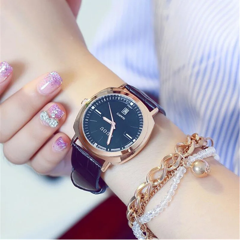 GUOU Brand Luxury Watch Women Watches Fshion Casual Women's Watches Leather Strap Ladies Watch Clock bayan saat relogio feminino
GUOU Brand Luxury Watch Women Watches Fshion Casual Women's Watches Leather Strap Ladies Watch Clock bayan saat relogio feminino