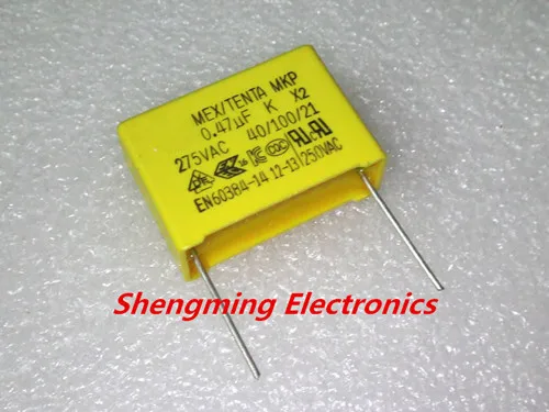 10PCS Safety Capacitor 0.47uF 474K 275V AC P=22mm Polypropylene Safety Capacitors
10PCS Safety Capacitor 0.47uF 474K 275V AC P=22mm Polypropylene Safety Capacitors