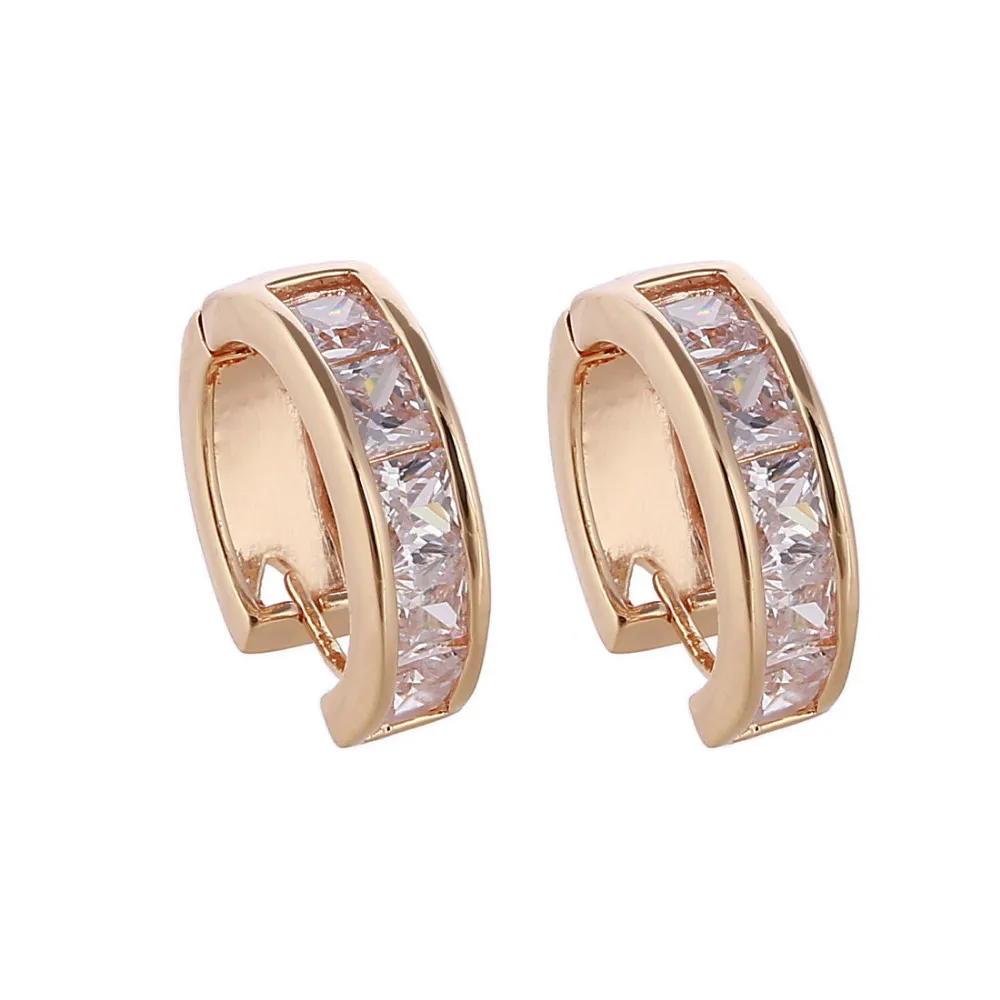New Fashion Classic Gold Sliver Plated Shining Crystal Stud Earrings For Women Pendientes Brincos
New Fashion Classic Gold Sliver Plated Shining Crystal Stud Earrings For Women Pendientes Brincos