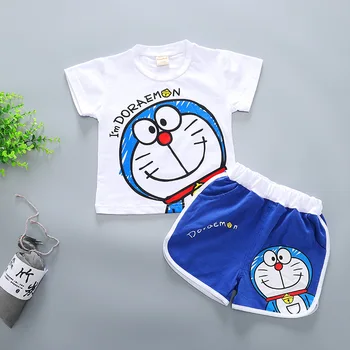 Toddler Girl Clothes Cute Boys Clothes 2019 New Kids Cartoon Doraemon Clothes Girls Cotton Pikachu Patten T-shirt + Shorts 2Pcs
Toddler Girl Clothes Cute Boys Clothes 2019 New Kids Cartoon Doraemon Clothes Girls Cotton Pikachu Patten T-shirt + Shorts 2Pcs