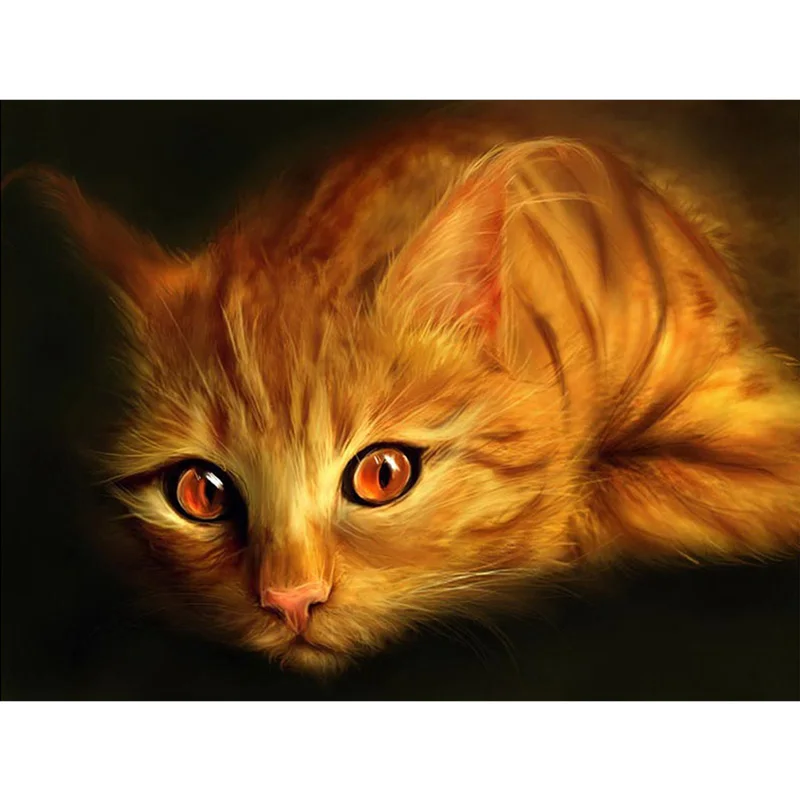 Diamond Embroidery Orange cat Handmade Diamond Painting Needlework Mosaic Cross Stitch Home Decor
Diamond Embroidery Orange cat Handmade Diamond Painting Needlework Mosaic Cross Stitch Home Decor