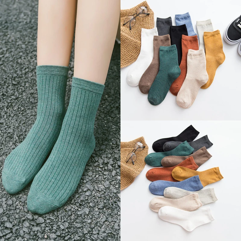 THEFOUND New Cute Women Pattern Soft Breathable Ankle-High Casual Cotton Solid Socks Pure Color PA 
THEFOUND New Cute Women Pattern Soft Breathable Ankle-High Casual Cotton Solid Socks Pure Color PA