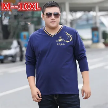 10XL 8XL 6XL Men's Long Sleeve T-shirts Spring Autumn Casual V-Neck t Shirt 2018 New Fashion Fitness Tops&Tees Homme Camisetas
10XL 8XL 6XL Men's Long Sleeve T-shirts Spring Autumn Casual V-Neck t Shirt 2018 New Fashion Fitness Tops&Tees Homme Camisetas