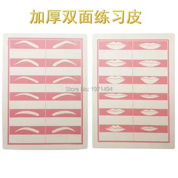 Silica gel 10 pcs tattoo eyebrow/lips/Eye line Training practice skin beginner blank rubber Double-sided tattoo Simulation skin
Silica gel 10 pcs tattoo eyebrow/lips/Eye line Training practice skin beginner blank rubber Double-sided tattoo Simulation skin