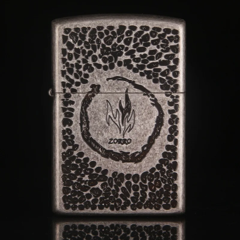 ZORRO Black flame carving Chief Gas Cigarette Lighter Cigarettes Kerosene Flint Petrol Vintage Gasoline Oil Petrol Refillable
ZORRO Black flame carving Chief Gas Cigarette Lighter Cigarettes Kerosene Flint Petrol Vintage Gasoline Oil Petrol Refillable