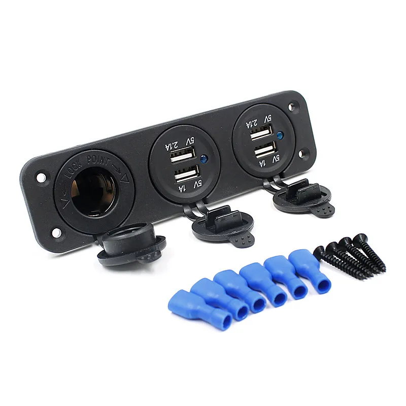 Car-Styling Hot Selling Boat Truck Accessory Car Cigarette Lighter Socket 12V 24V To 5V 4Port USB Charger For GPS Smartphone
Car-Styling Hot Selling Boat Truck Accessory Car Cigarette Lighter Socket 12V 24V To 5V 4Port USB Charger For GPS Smartphone