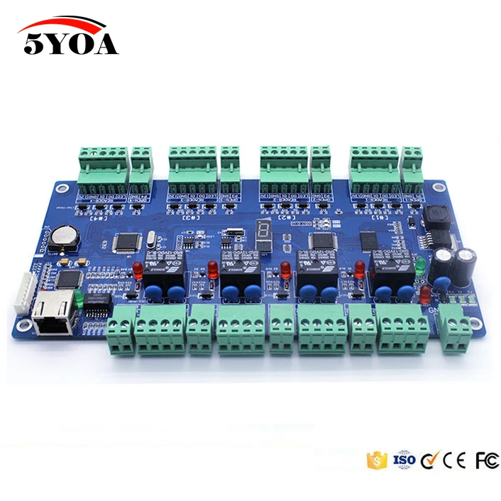 TCP/IP RFID Access Control System Door Access Panel LAN Interface Gate Access Controller for Four Door
TCP/IP RFID Access Control System Door Access Panel LAN Interface Gate Access Controller for Four Door