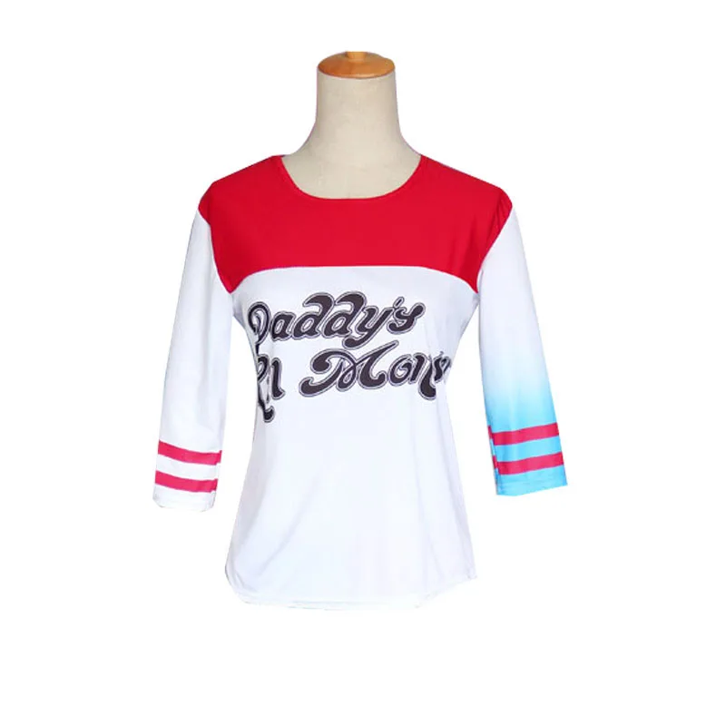 Harley Quinn Outfit Women Cosplay Costumes Jacket T-Shirt Shorts Anime Party Suit Female Fancy Halloween Fantasias Adults 17 6 Harley Quinn Outfit Women Cosplay Costumes Jacket T-Shirt Shorts Anime Party Suit Female Fancy Halloween Fantasias Adults 17 6