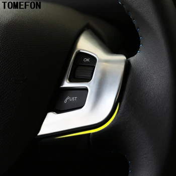 TOMEFON For PEUGEOT 208 2015 2016 2017 2018 ABS Chrome Steering Wheel Decorative Cap Sticker Trim Car Interior Accessories
TOMEFON For PEUGEOT 208 2015 2016 2017 2018 ABS Chrome Steering Wheel Decorative Cap Sticker Trim Car Interior Accessories