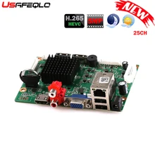 32CH 1080 P CCTV NVR Papan HI3536 2 Port SATA ONVIF Perekam Video Keamanan Papan 32CH 1080 P/25CH 5MP Video 1CH Audio I/O(China)