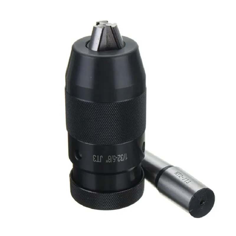 Keyless Drill 1/32-5/8" 3JT Keyless Drill Chuck & JT3-2MT Taper Shank Adapter Arbor
Keyless Drill 1/32-5/8" 3JT Keyless Drill Chuck & JT3-2MT Taper Shank Adapter Arbor