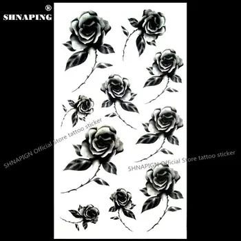 SHNAPIGN Sexy Blue roses Temporary Tattoo Body Art Arm Flash Tattoo Stickers 17*10cm Waterproof Fake Henna Painless Sticker
SHNAPIGN Sexy Blue roses Temporary Tattoo Body Art Arm Flash Tattoo Stickers 17*10cm Waterproof Fake Henna Painless Sticker