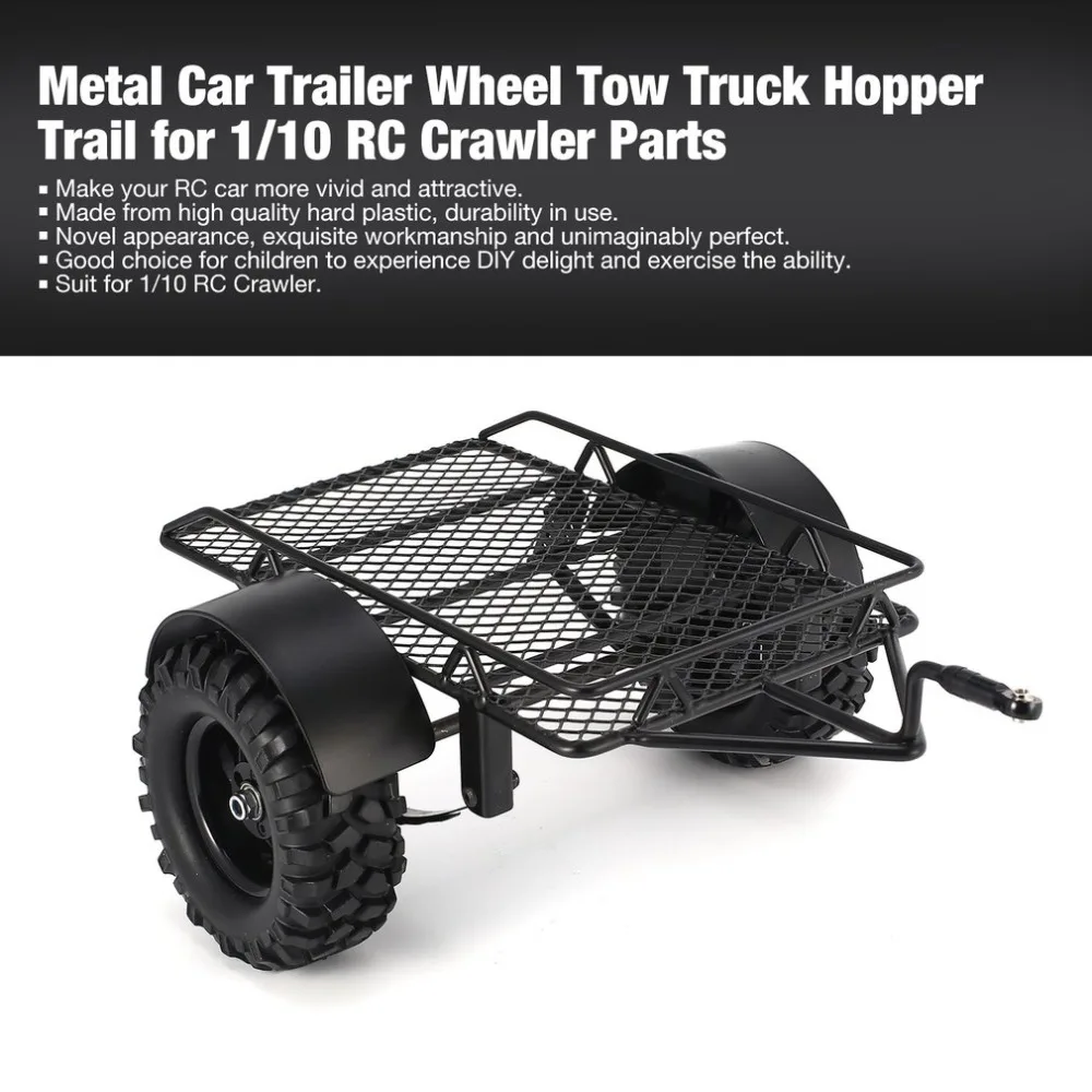 Metal Car Trailer Wheel Tow Truck VehicleToys for 1/10 RC Crawler Climbing Climber Car Spare Parts
Metal Car Trailer Wheel Tow Truck VehicleToys for 1/10 RC Crawler Climbing Climber Car Spare Parts