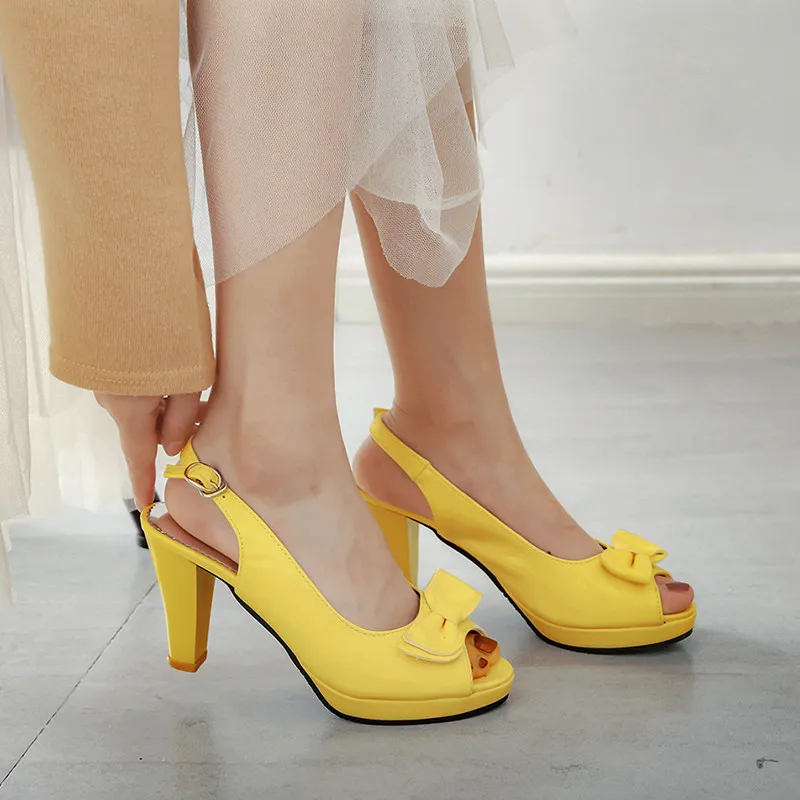 YMECHIC Lovely Butterfly-knot Women Party Shoes High Heel Large Size Multicolor Stable Spike Heels Lady Summer Slingbacks Pumps
YMECHIC Lovely Butterfly-knot Women Party Shoes High Heel Large Size Multicolor Stable Spike Heels Lady Summer Slingbacks Pumps