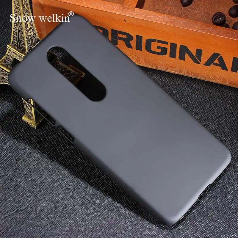 Снежный Welkin для NokiaX6 Многоцветный Роскошный прорезиненный матовый пластиковый