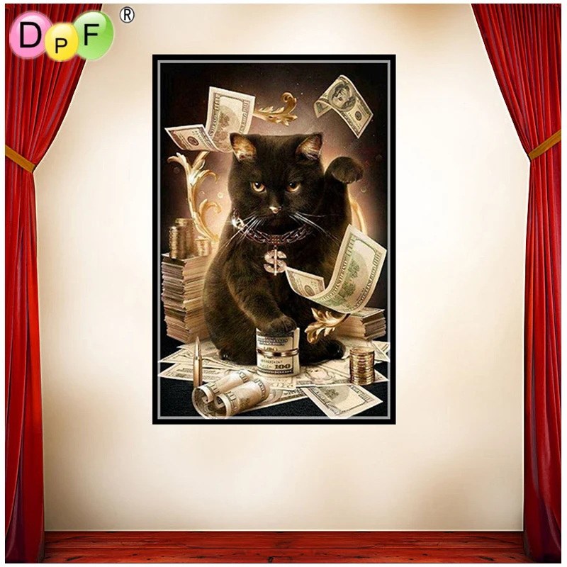 5D diy round diamond painting & diamond embroidery diamond painting cross stitch Crystal Rhinestones Cat&Cash for Home Decor
5D diy round diamond painting & diamond embroidery diamond painting cross stitch Crystal Rhinestones Cat&Cash for Home Decor