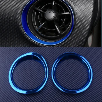 CITALL 2pcs Blue Car AC Air Conditioning Dashboard Air Vent Outlet Cover Trim Stainless Steel For Toyota Corolla 2016 2017 2018
CITALL 2pcs Blue Car AC Air Conditioning Dashboard Air Vent Outlet Cover Trim Stainless Steel For Toyota Corolla 2016 2017 2018