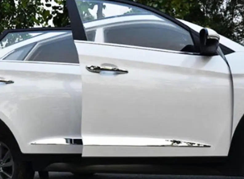 Car Styling Chrome Side Door Lining Body Molding Garnish Line Trim Cover Protector 4pcs For Hyundai Tucson 2015 2016 2017 2018
Car Styling Chrome Side Door Lining Body Molding Garnish Line Trim Cover Protector 4pcs For Hyundai Tucson 2015 2016 2017 2018