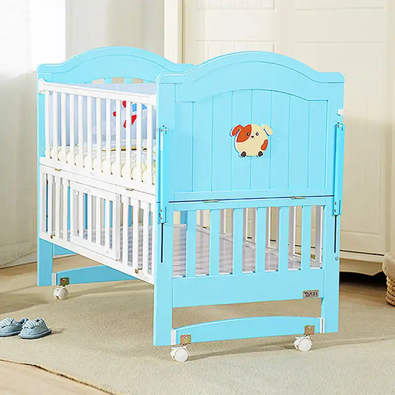 0 6 Year Baby Bed Children S Bed Solid Wood Baby Crib