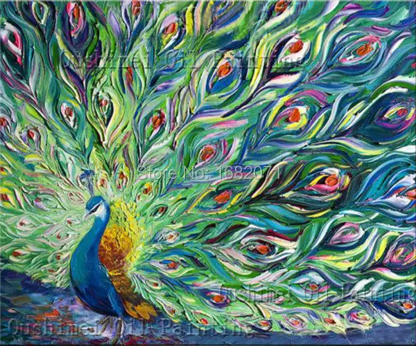 Artist Support High Quality Abstract Animal Peacock Oil Painting On Canvas Beautiful Peacock Decorative Painting For Decoration
Artist Support High Quality Abstract Animal Peacock Oil Painting On Canvas Beautiful Peacock Decorative Painting For Decoration