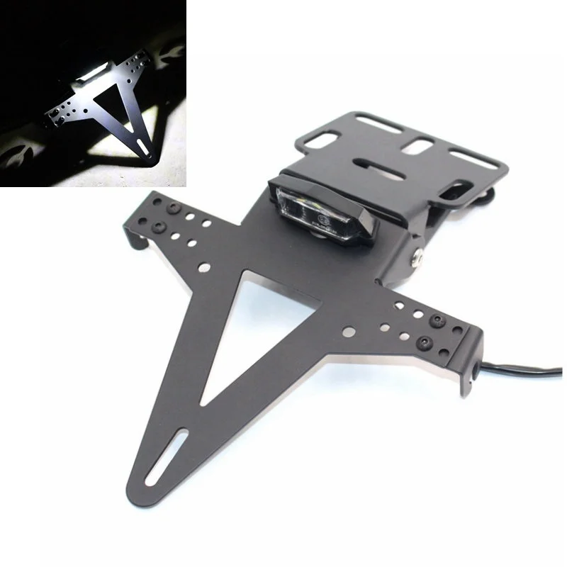 Motorcycle license plate light+Led tail lamp frame Number Holder Mount Bracket For MT07 MT 09 R1/R3 kawasaki Z800/Z1000
Motorcycle license plate light+Led tail lamp frame Number Holder Mount Bracket For MT07 MT 09 R1/R3 kawasaki Z800/Z1000