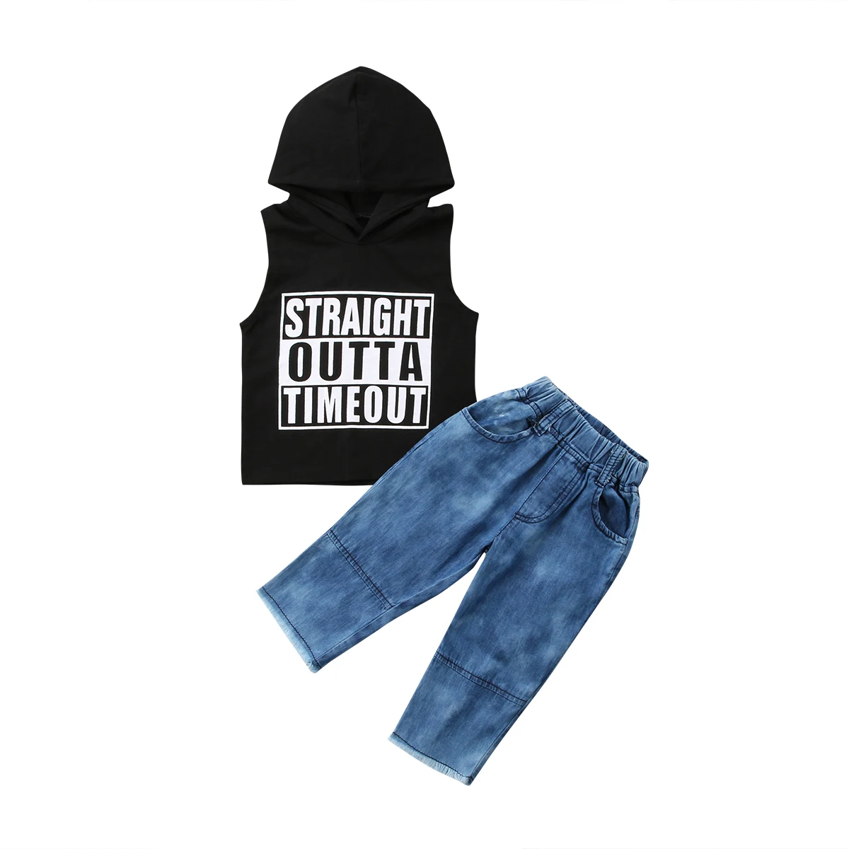 Fashion Kids Baby Boys Hooded Tops Vest Denim Long Pants Jeans Outfits Clothes Size 2-6T
Fashion Kids Baby Boys Hooded Tops Vest Denim Long Pants Jeans Outfits Clothes Size 2-6T