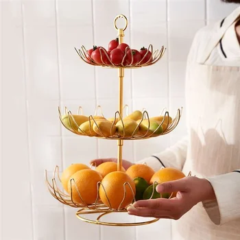 Multi-layer fruit plate modern candy pot home living room KTV fruit plate multi-function three-layer fruit basket WF7011113
Multi-layer fruit plate modern candy pot home living room KTV fruit plate multi-function three-layer fruit basket WF7011113