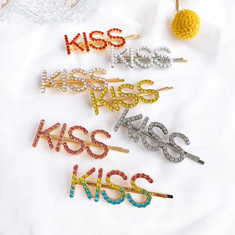 2019 hot fashion letter word rhinestone crystal hairpin hairgrip hairclips hair clip grip pin barrette ornament hair accessories
2019 hot fashion letter word rhinestone crystal hairpin hairgrip hairclips hair clip grip pin barrette ornament hair accessories