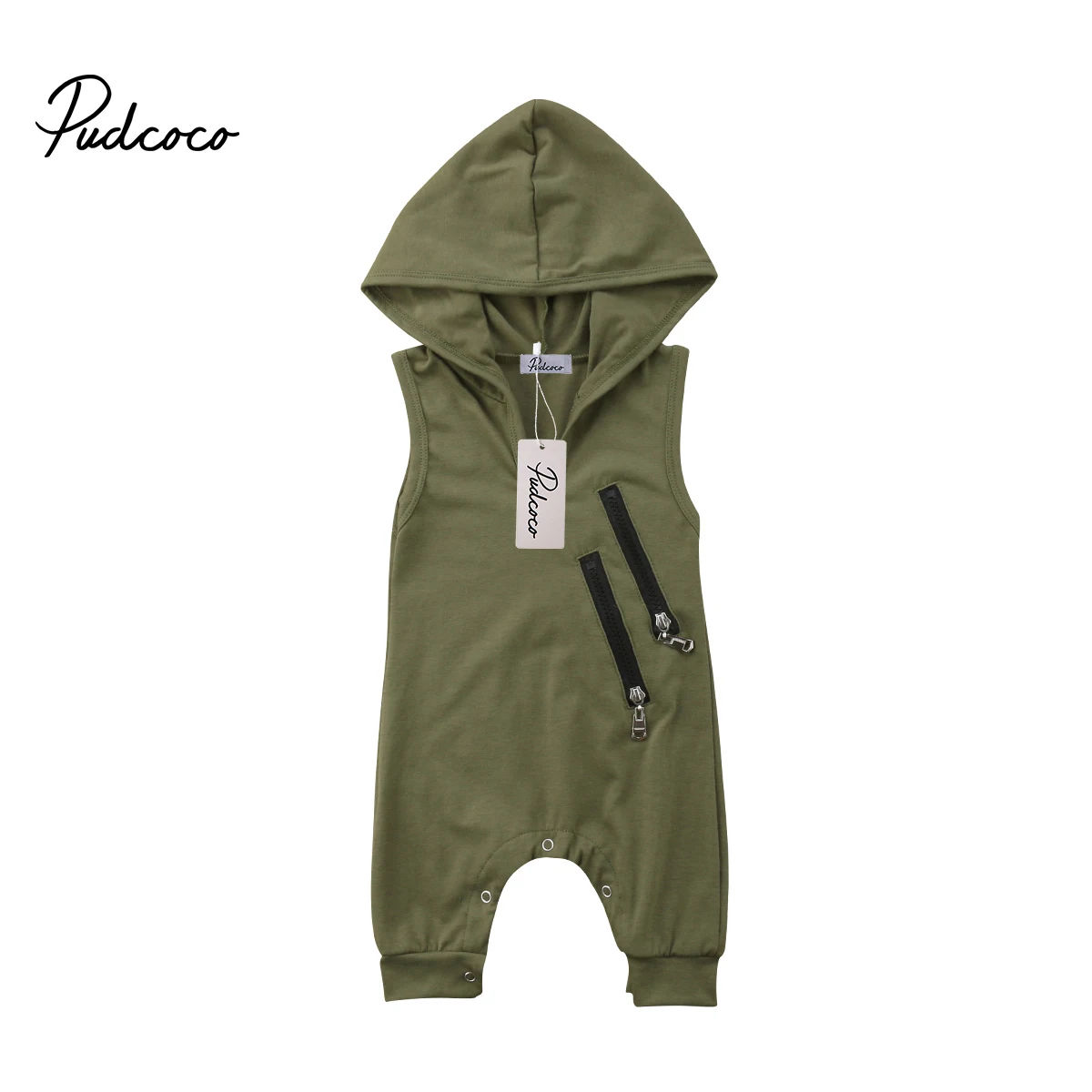 Army Green Sleeveless Newborn Baby Boys Girls Casual Hooded Romper Zipper Decoration Jumpsuit Kids Clothes
Army Green Sleeveless Newborn Baby Boys Girls Casual Hooded Romper Zipper Decoration Jumpsuit Kids Clothes