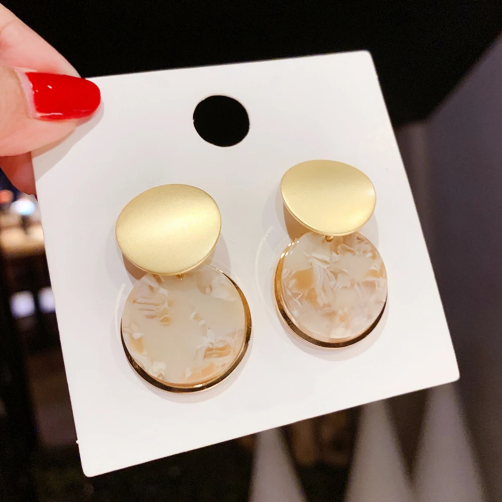 Fashion Acetic Acrylic Drop Earrings For Women Accessories Vintage Geometric Round Earrings 2019 Charm Brincos Jewelry Mujer
Fashion Acetic Acrylic Drop Earrings For Women Accessories Vintage Geometric Round Earrings 2019 Charm Brincos Jewelry Mujer