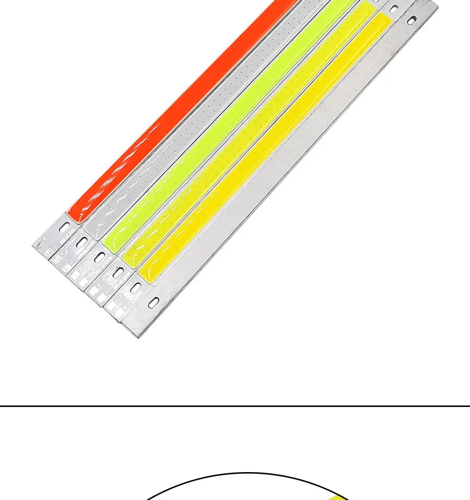 20cm cob led strip light bulb lamp 12v 10w led lighting for diy car bulbs (6)