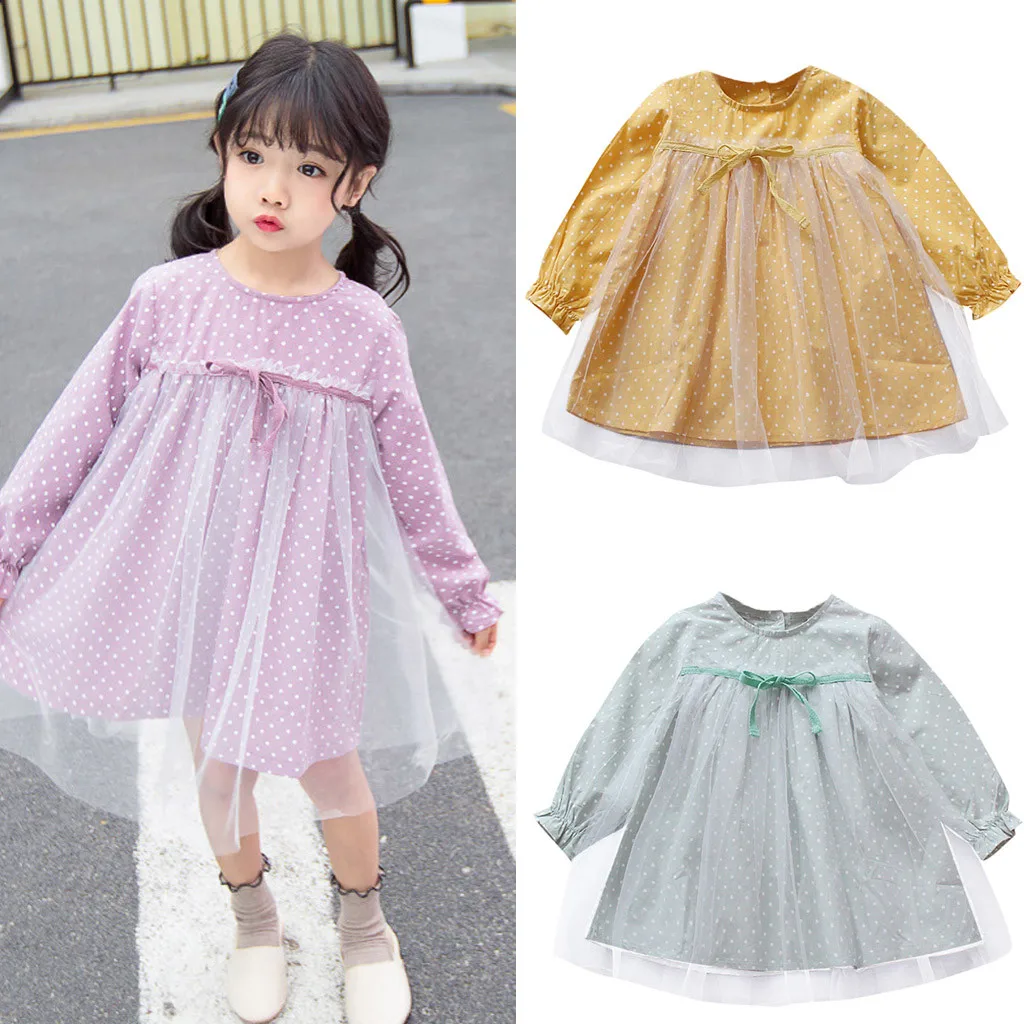2019 Winter Toddler Baby Kid Girl Long Sleeve Polka Dot Party Dress Outfit Dresses Clothes Fashion Casual Sports Popular
2019 Winter Toddler Baby Kid Girl Long Sleeve Polka Dot Party Dress Outfit Dresses Clothes Fashion Casual Sports Popular