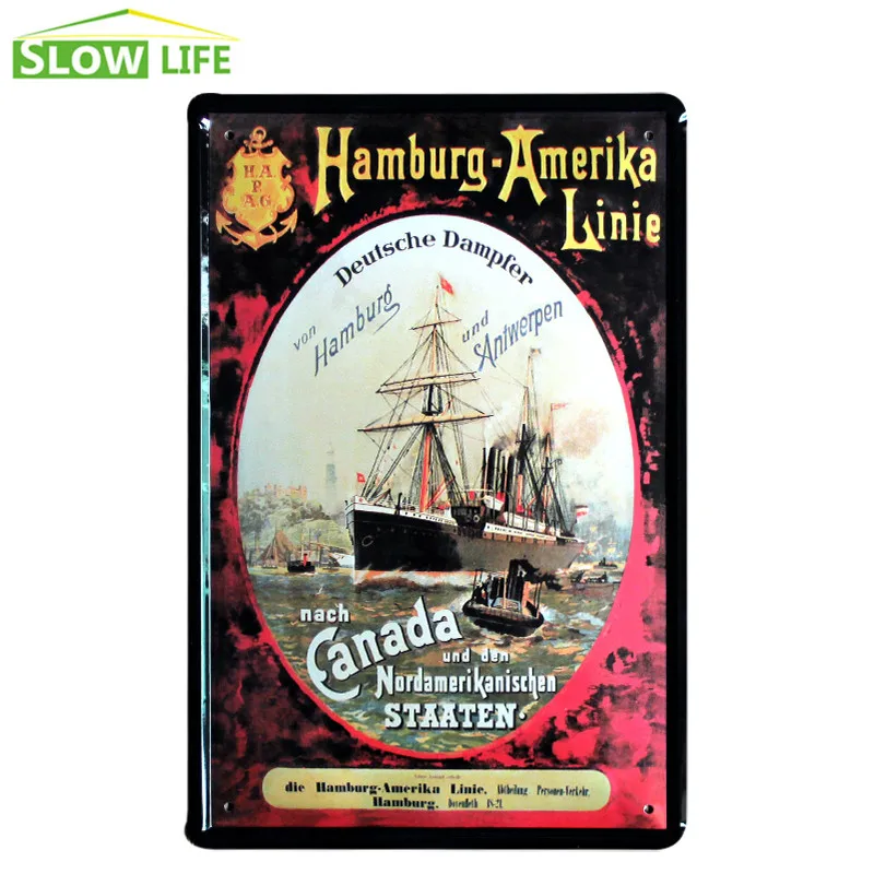 Hamburg Amerika Linie Metal Tin Sign Wall Decor Tin Sign Vintage Home Decor Metal Plaque Retro Metal Plate Vintage Metal Poster
Hamburg Amerika Linie Metal Tin Sign Wall Decor Tin Sign Vintage Home Decor Metal Plaque Retro Metal Plate Vintage Metal Poster