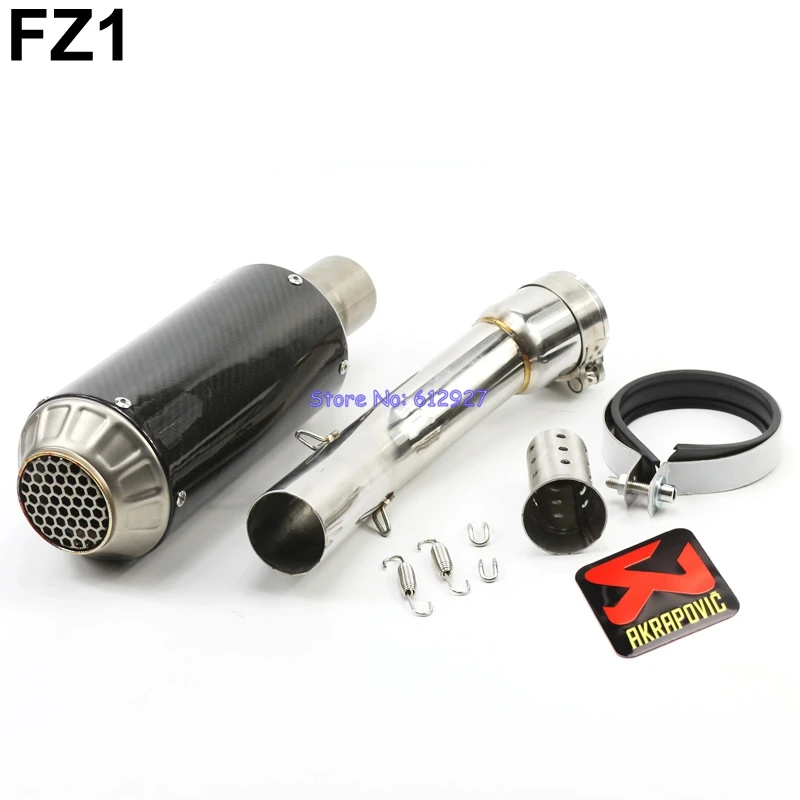 Motorcycle for Yamaha FZ1 FZ1N FZ1000 Exhaust Pipe System Akrapovic Exhaust Muffler Escape and Connect Mid Link Pipe Set
Motorcycle for Yamaha FZ1 FZ1N FZ1000 Exhaust Pipe System Akrapovic Exhaust Muffler Escape and Connect Mid Link Pipe Set